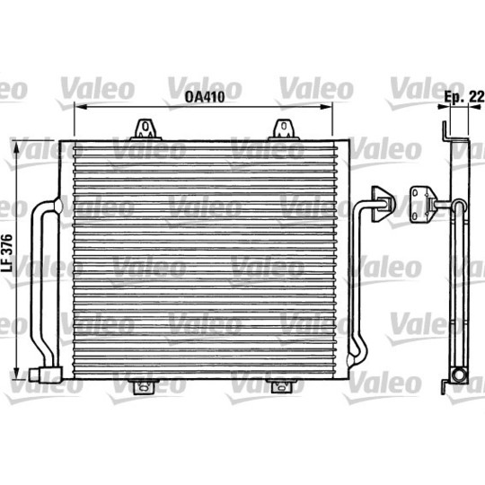 816864 - Condenser, air conditioning 