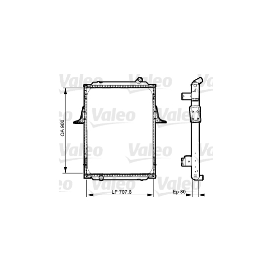 733536 - Radiator, engine cooling 