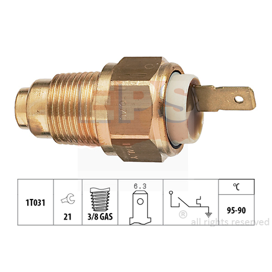 1.850.226 - Termokontakt, kylarfläkt 