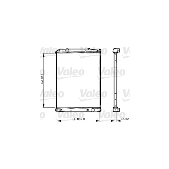 733513 - Radiaator, mootorijahutus 