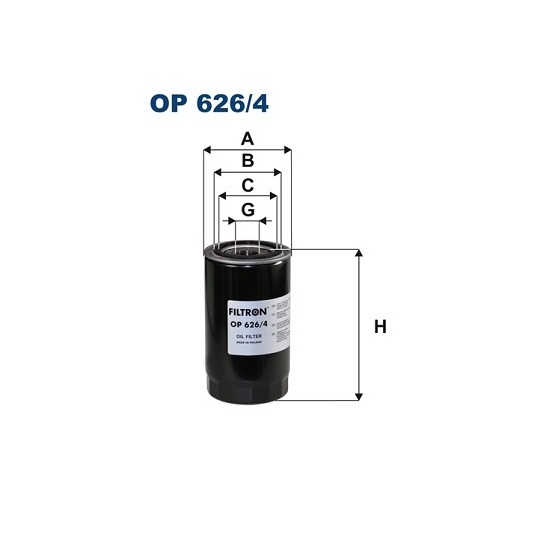 OP 626/4 - Oil filter 