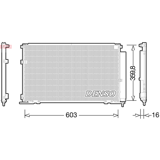 DCN50047 - Condenser, air conditioning 