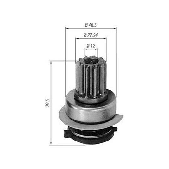 940113020291 - Starter pinion 