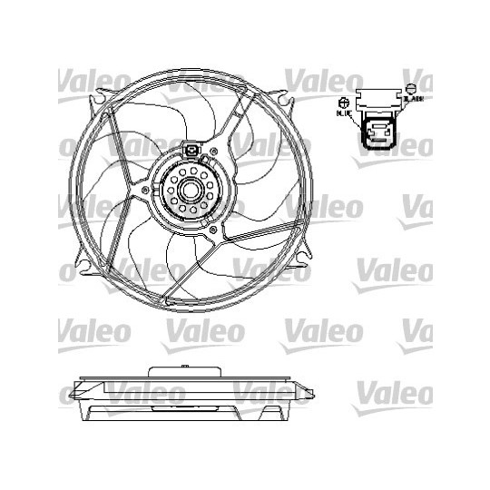 696135 - Fan, radiator 