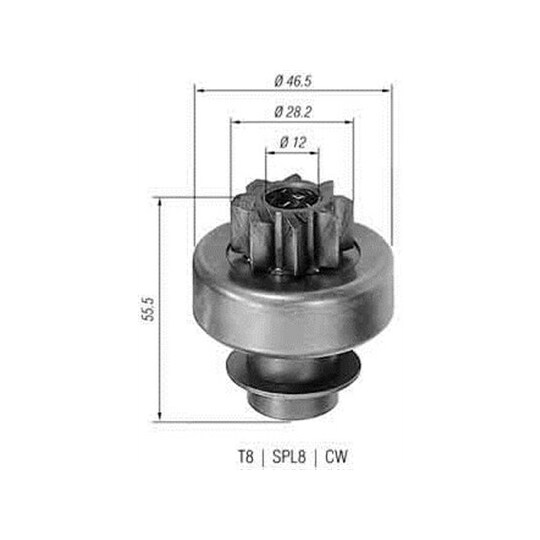 940113020130 - Starter pinion 