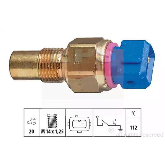 1.840.109 - Temperature Switch, coolant warning lamp 