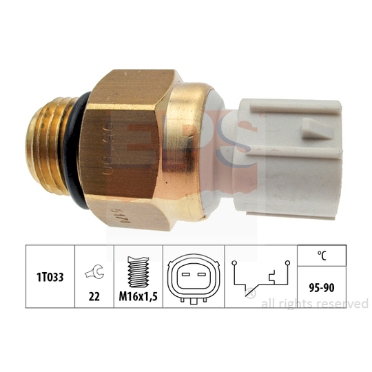 1.850.174 - Temperature Switch, radiator fan 