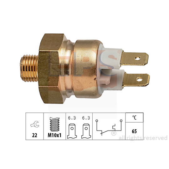 1.840.112 - Temperature Switch, coolant warning lamp 