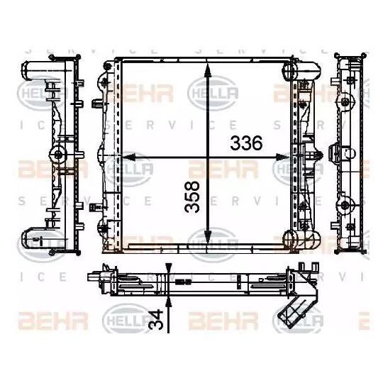 SM-AS616-35PN - Radiaator, mootorijahutus 