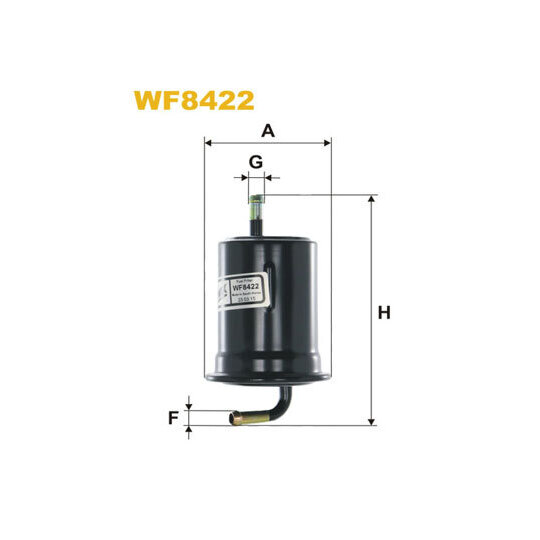 WF8422 - Bränslefilter 