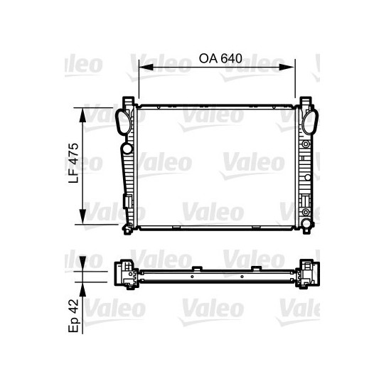 735230 - Radiator, engine cooling 