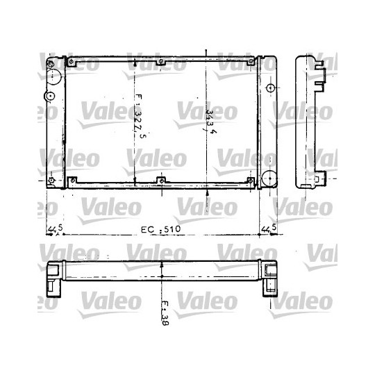 810952 - Radiator, engine cooling 