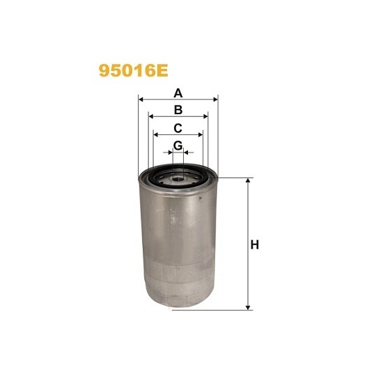 95016E - Kütusefilter 