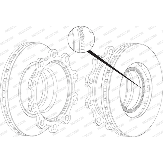 FCR199A - Brake Disc 