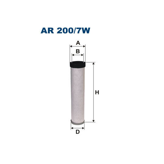 AR 200/7W - Lisa õhufilter 