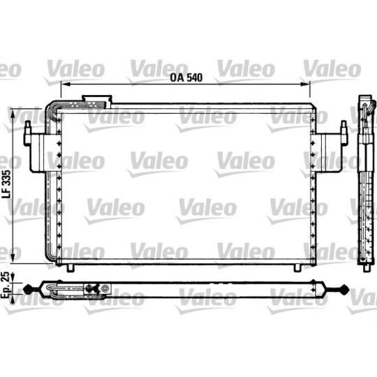 816822 - Condenser, air conditioning 