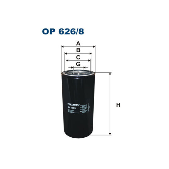 OP 626/8 - Oil filter 