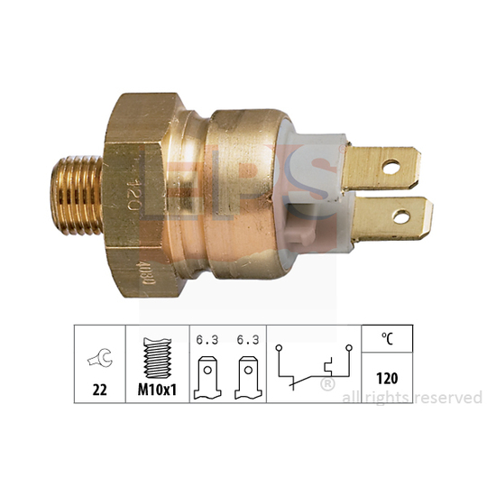 1.840.080 - Termokontakt, kylvätskevarning 