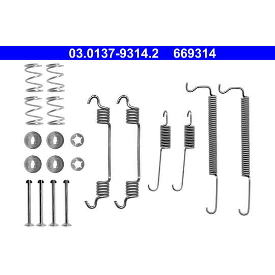 03.0137-9314.2 - Accessory Kit, brake shoes 