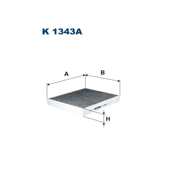 K 1343A - Filter, interior air 