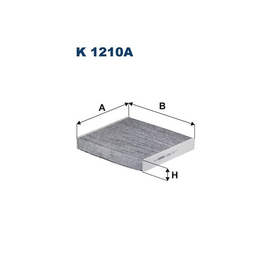 K 1210A - Filter, kupéventilation 