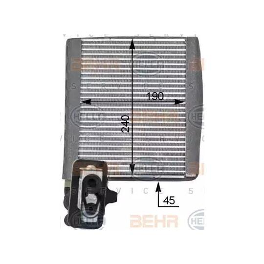 8FV 351 331-331 - Evaporator, air conditioning 