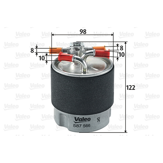 587566 - Fuel filter 