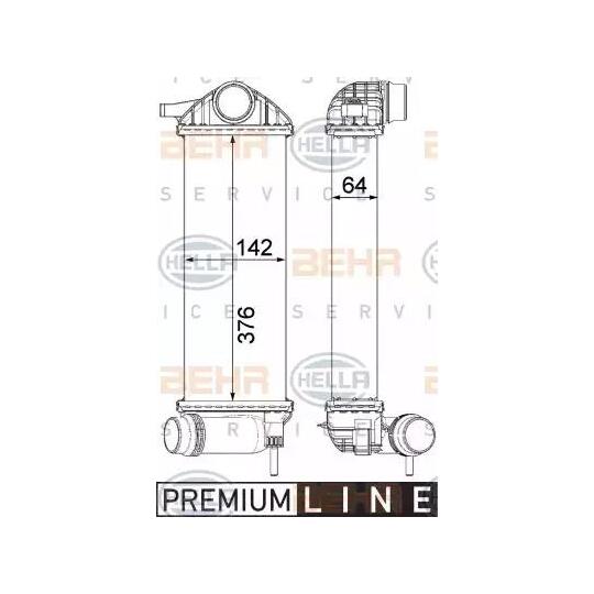 8ML 376 912-111 - Kompressoriõhu radiaator 