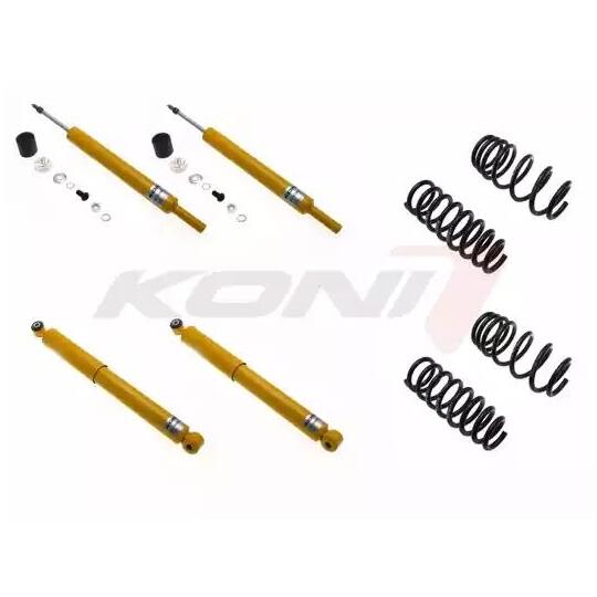 1140-0334 - Suspension Kit, coil springs / shock absorbers 