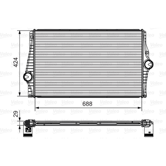 818280 - Intercooler, charger 