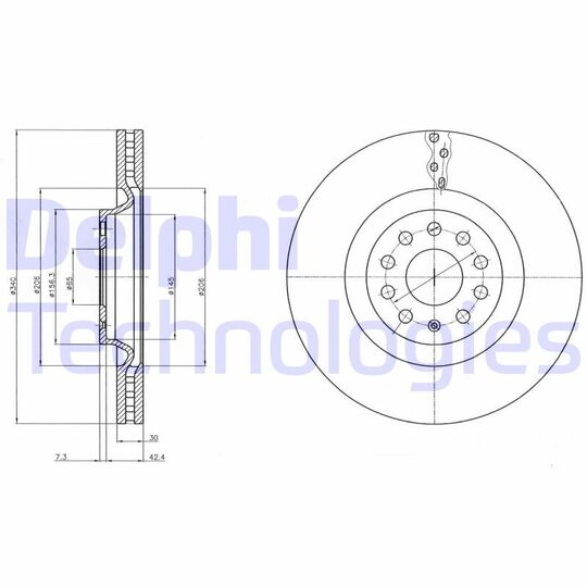 BG9109 - Brake Disc 