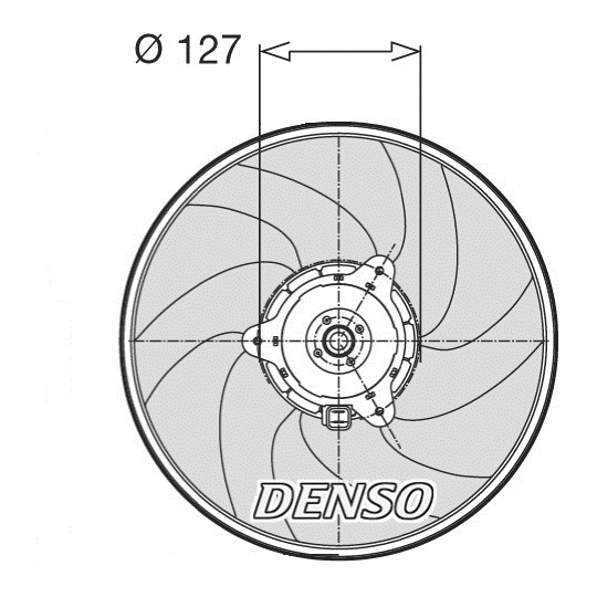 DER21003 - Fan, radiator 