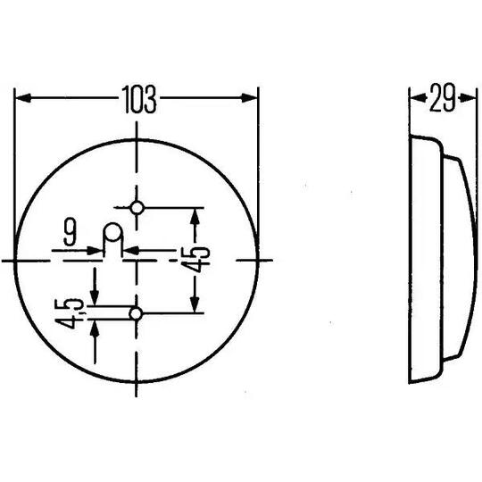 2JA 003 231-007 - Interior Light 