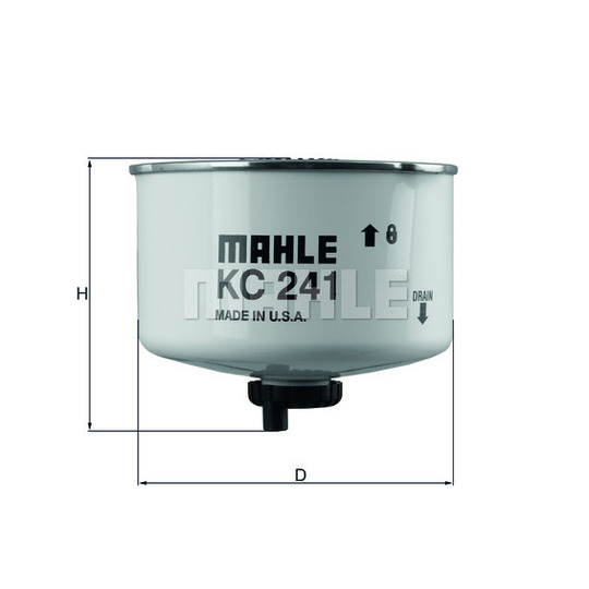 KC 241D - Bränslefilter 
