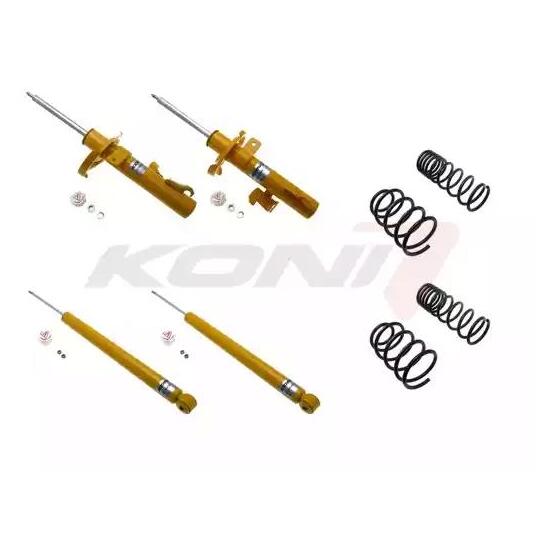 1140-1821 - Suspension Kit, coil springs / shock absorbers 
