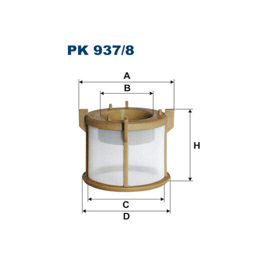 PK 937/8 - Fuel filter 