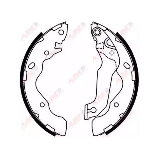 C00508ABE - Brake Shoe Set 