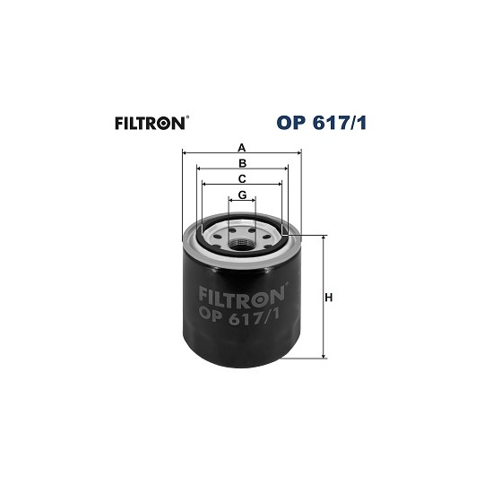 OP 617/1 - Oil filter 