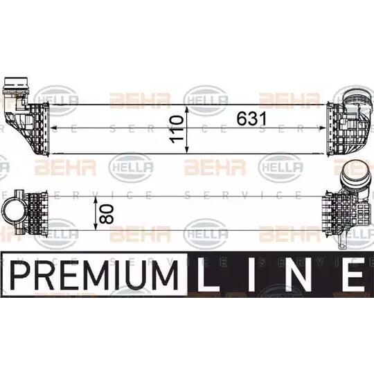 8ML 376 912-121 - Intercooler, charger 