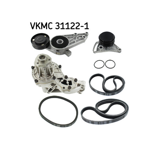 VKMC 31122-1 - Water Pump + V-Ribbed Belt Set 