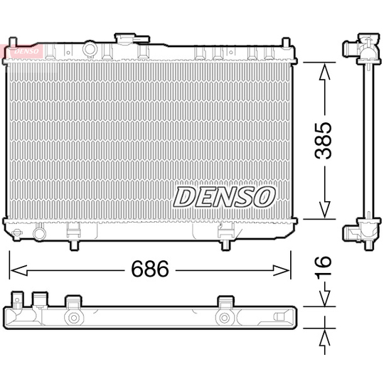 DRM46034 - Kylare, motorkylning 