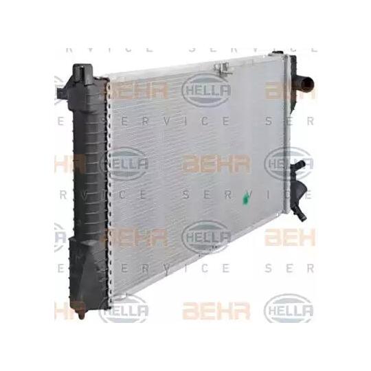 8MK 376 711-681 - Radiaator, mootorijahutus 