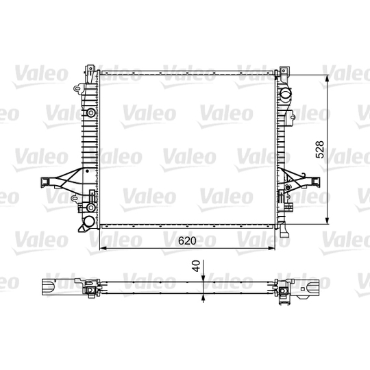 735541 - Radiator, engine cooling 