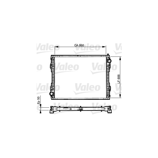 733546 - Radiator, engine cooling 