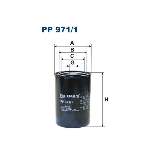 PP 971/1 - Fuel filter 