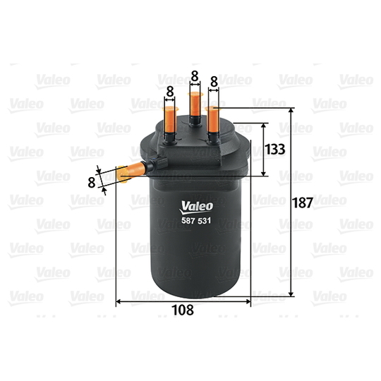 587531 - Fuel filter 