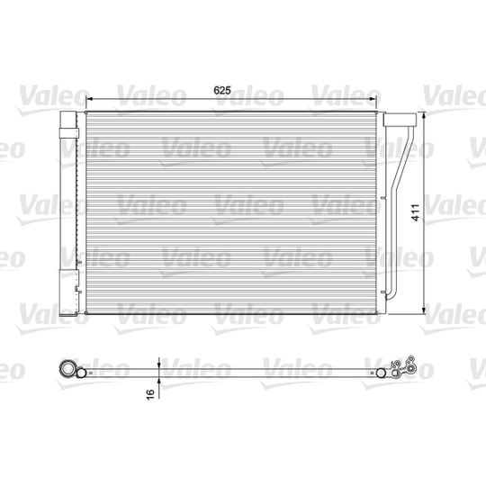 814388 - Condenser, air conditioning 