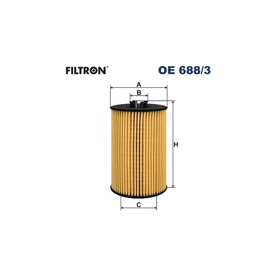 OE 688/3 - Oil filter 