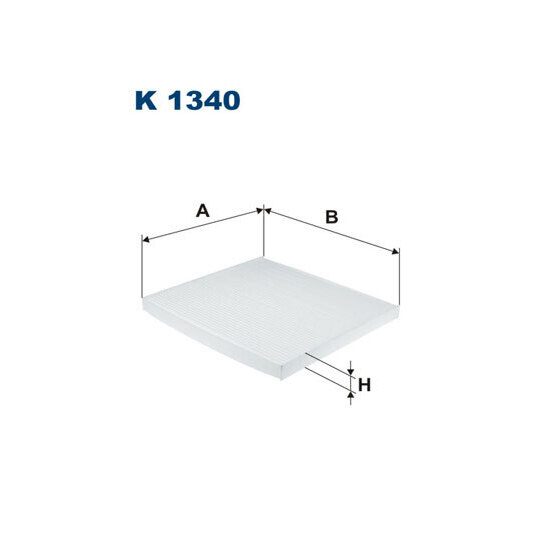 K 1340 - Filter, interior air 