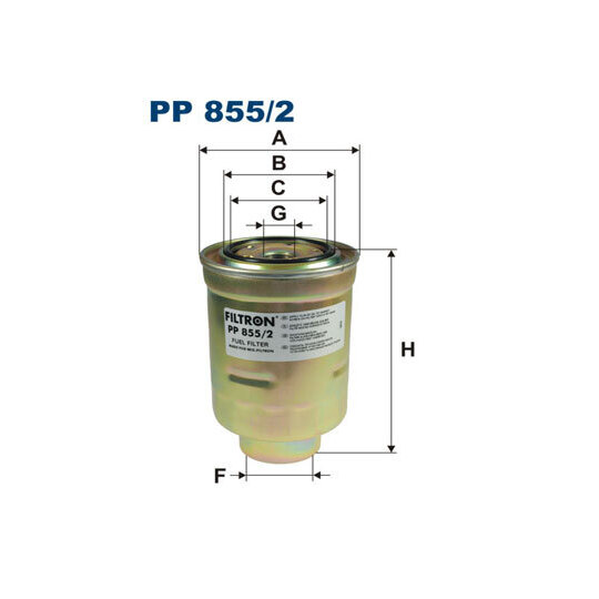PP 855/2 - Fuel filter 